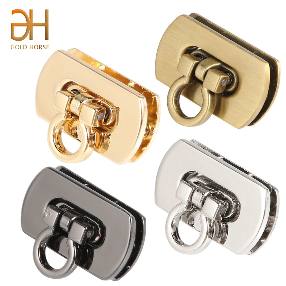 Amazon.com: WADORN 2 Colors Purse Twist Turn Lock Clasp, 4 Sets Purse  Clutches Closure Latches Rhinestone Round Handbag Twist Lock Fasteners  Metal Bag Clip Clasp Buckles Hardware for DIY Leathercraft Bag Making