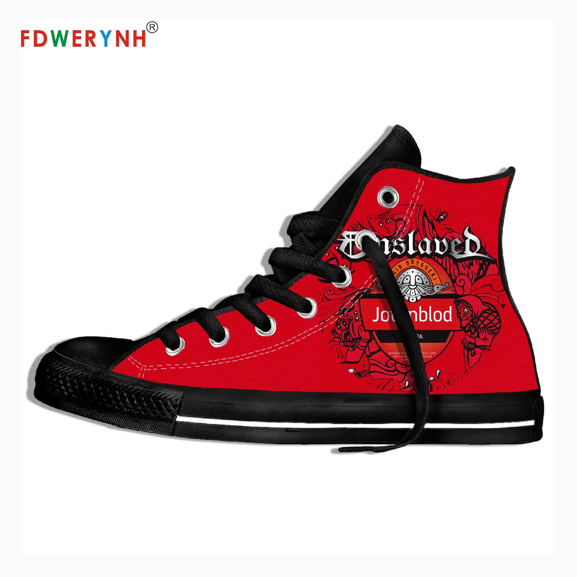 

Men's Casual Shoes Enslaved Band Most Influential Metal Bands of All Time 3D Pattern Logo Men Shoes
