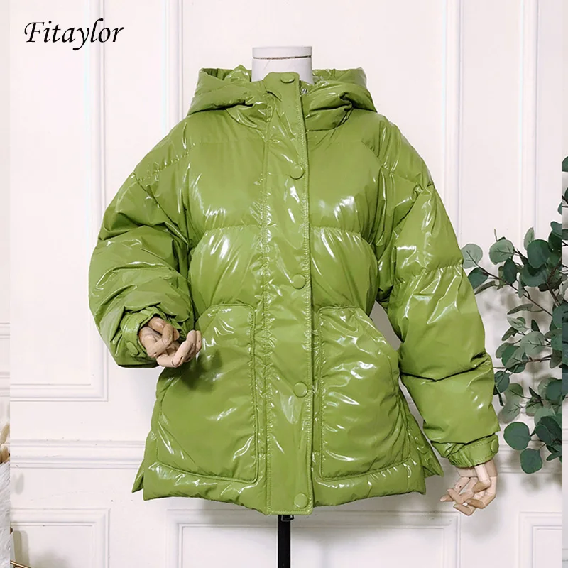 Fitaylor/Новинка 90% года ультралегкие женские зимние куртки на утином пуху парки с