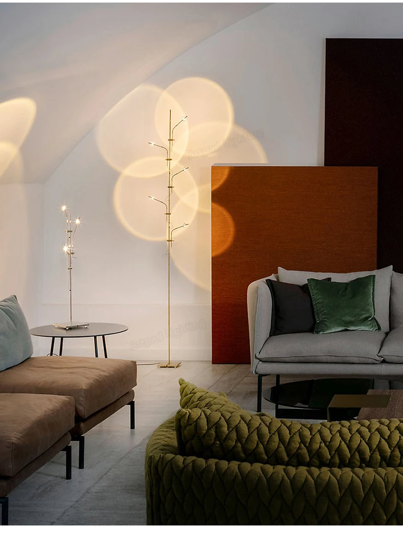Contemporary Floor Lamp Creative Italy Design Rainbow Modern Led Floor Light 10W Living Room Stand Light Bedroom Desk Lamp