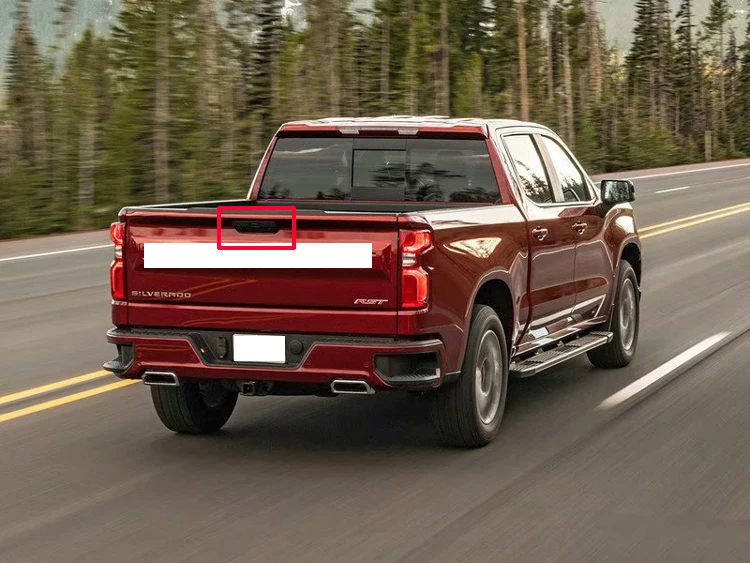 Для Chevrolet Silverado автомобильные аксессуары ABS хром Нижняя отделка багажного отделения дверная ручка чаша ручка с покрытием
