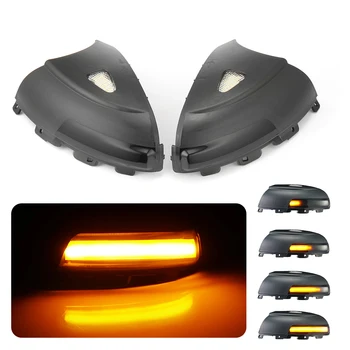 

LED Dynamic Turn Signal Blinker Sequential Side Wing Mirror Indicator Light Puddle Light For VW Volkswagen Tiguan MK1 2008-2016