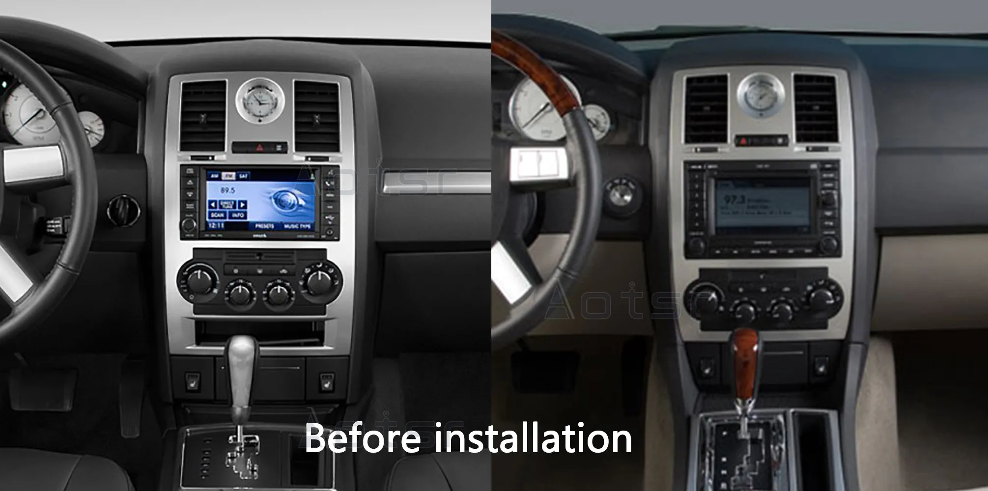 AOTSR Android 10,0 gps навигатор автомобильный стерео плеер для Chrysler 300C Jeep Dodge 2004- мультимедийный плеер DSP CarPlay