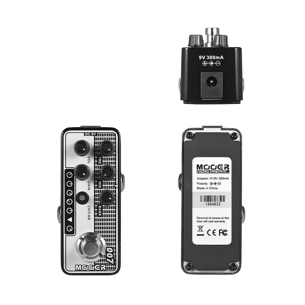 MOOER микро предусилитель серии 007 Regal Tone винтажный тоновый цифровой гитарная