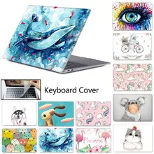 3D чехол для macbook Air Pro retina 13 15 touch bar A2159 A1706 чехол для ноутбука macbook Touch ID Air 13 A1932+ крышка клавиатуры