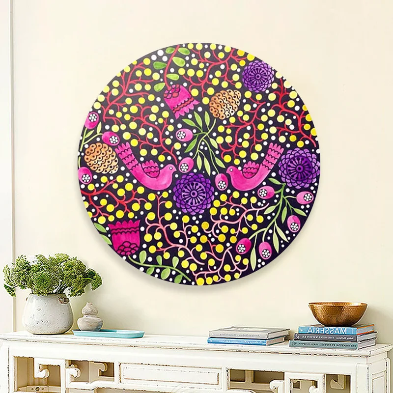 

Circle Painted Learning Teaching Training Interest Jungian of Mantuo Tea Rossi Tibetan Buddhism DIY Digital Oil Painting