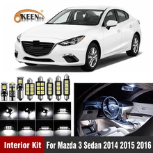 *#Best Price 8Pcs Canbus Led Bulb Car Interior Light Kit For Mazda 3 Sedan 2014 2015 2016 led Interior Dome Map Trunk Lights Car accessories *#Best Price 8Pcs Canbus Led Bulb Car Interior Light Kit For Mazda 3 Sedan 2014 2015 2016 led Interior Dome Map Trunk Lights Car accessories