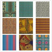 Африканская батик, восковая ткань, пагне, воск, Анкара, восковая ткань, Африканский воск, принты золотого цвета, тонкая ткань, 6 ярдов, для шитья свадебного платья