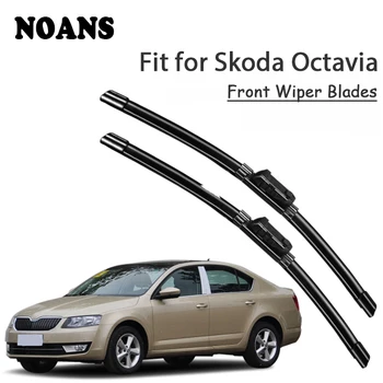 

NOANS Car Styling Rubber Wiper Blade For Skoda Octavia A5 A7 MK2 MK3 2017-2004 Auto Front Windshield Cleaning Strips Accessories