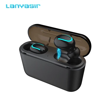 

Lanyasir TWS Headset Ture Wireless Earphones HBQ Q32 Bluetooth 5.0 Headset With Mic Mini Bluetooth Earbud Earphone PK i200
