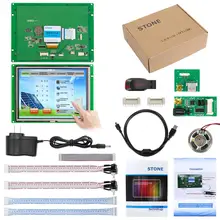 Intelligent LCD 7 inch with controller board + develop software for equipment display & control