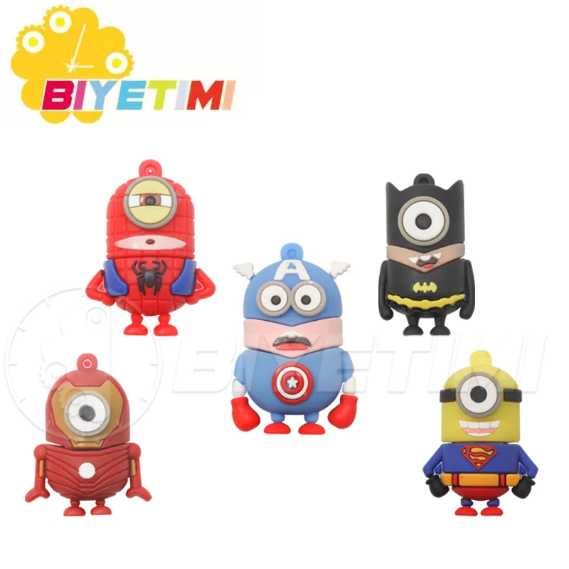 USB флеш накопитель Biyetimi с героями мультфильмов 4 ГБ 8 16 32 ГБ|USB флэш-накопители| |