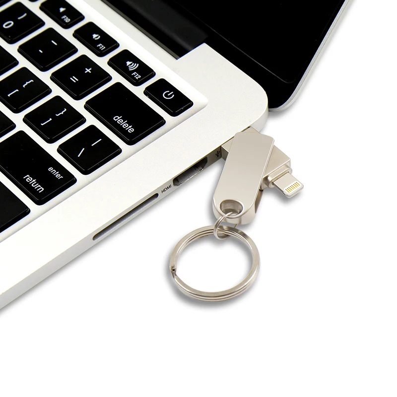 Металлический флэш-накопитель USB 128 ГБ портативный флэш-накопитель 32 Гб 64 Гб Usb 3,0 флэш-накопитель для iPhone X/8 Plus/8 Plus/7 Plus USB флеш-накопитель