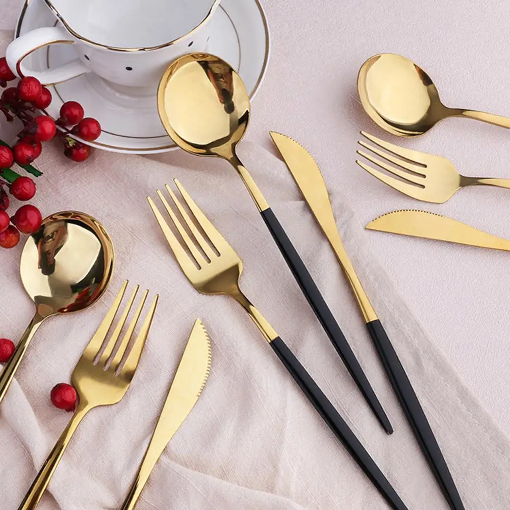 Популярный набор столовой посуды из нержавеющей стали в португальском стиле