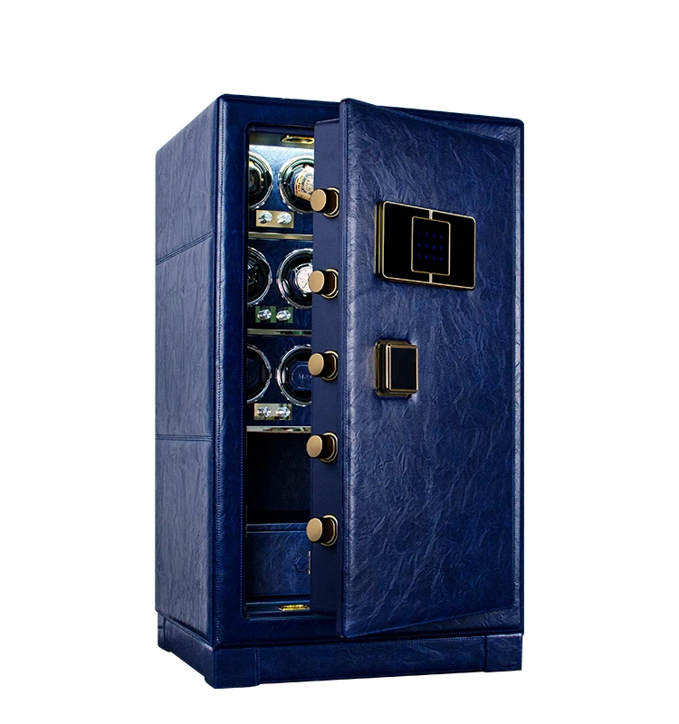 Сейф для намотки часов 12 автоматическая коробка для хранения часов и ювелирных изделий-с двойным цифровым и карточным замком безопасности