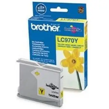 Картридж с чернилами BROTHER LC970Y желтый 300 PAGINAS DCP 135C/DCP 150C/MFC 235C/MFC 260C|Чернильные