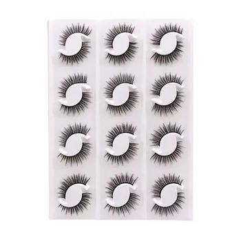 

False Lashes Dramatic 3D Eyelashes 12 Pairs High Volume Fluffy Eye Eyelash False Lashes