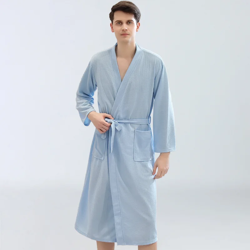Accappatoio Unisex Spa Waffle In Puro Cotone Personalizzato - Foto 11