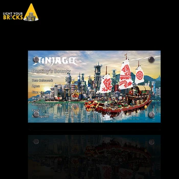 

the display stand for Lego Destiny's Bounty ship lego 70618 custom acrylic Licence set buidling block toy for children