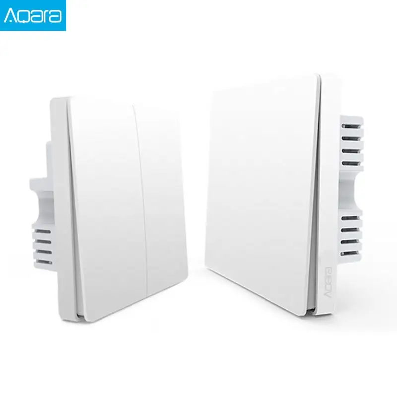 Умный выключатель Aqara Mijia настенный беспроводной светильник ZigBee с одним проводом