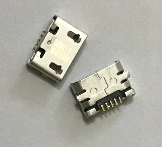 100Pcs - 500Pcs Micro Usb Charger Connector Jack Socket Charging Port For Nokia 207 208 220 Dual SIM 230 Asha 500 503 Lumia 710 | Мобильные