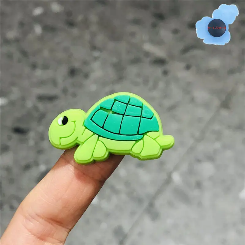 Crock Charms Accessories Cartoon Animals Cute PVC Shoe Croc Buttons Sandals  Charms Decoration Marine Organism Free Shipping