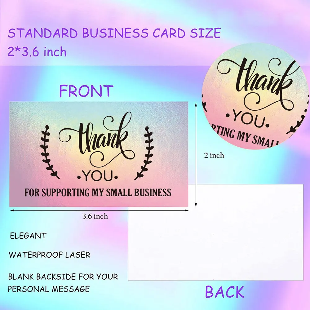 50Pcs Thank You for Your Order Business Cards Greeting for Party Shopping Purchase Cards Appreciation Card for Small Business 50Pcs Thank You for Your Order Business Cards Greeting for Party Shopping Purchase Cards Appreciation Card for Small Business