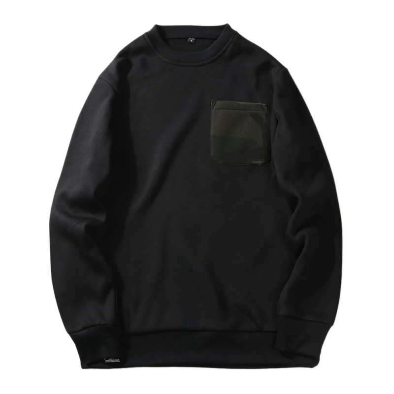 Fashion Men Hoodies Sweatshirt Men Autumn O-Neck Mens Hoodies And Sweatshirts With A Pocket Casual Sweatshirt