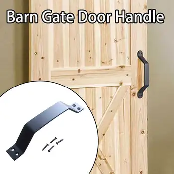 

Pull Knob With Screws Accessory Sliding Barn Gate Door Handle Cabinet Wardrobe Hardware Indoor Outdoor Carbon Steel Garages