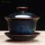 Керамический Portelain Gaiwan Чайная Посуда Кунг-Фу Чайный Сервиз Чашка Печь Изменение Gaiwan Чайная Чаша Sancai Gaiwan Чайная Чашка Главная Большой Чайник