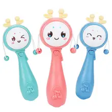 Kuulee детская погремушка кролик игрушки мобильный музыкальный погремушка Мягкий прорезыватель интерактивная игрушка развивающие игрушки ABS 0-2 года