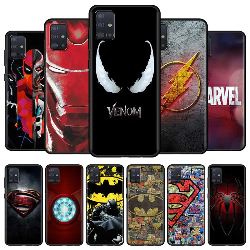 Чехол с героями Marvel Ironman для Samsung Galaxy A22 A52 A72 5G A02s A01 A03s A32 A91 A21s A12 A51 A71 | Мобильные