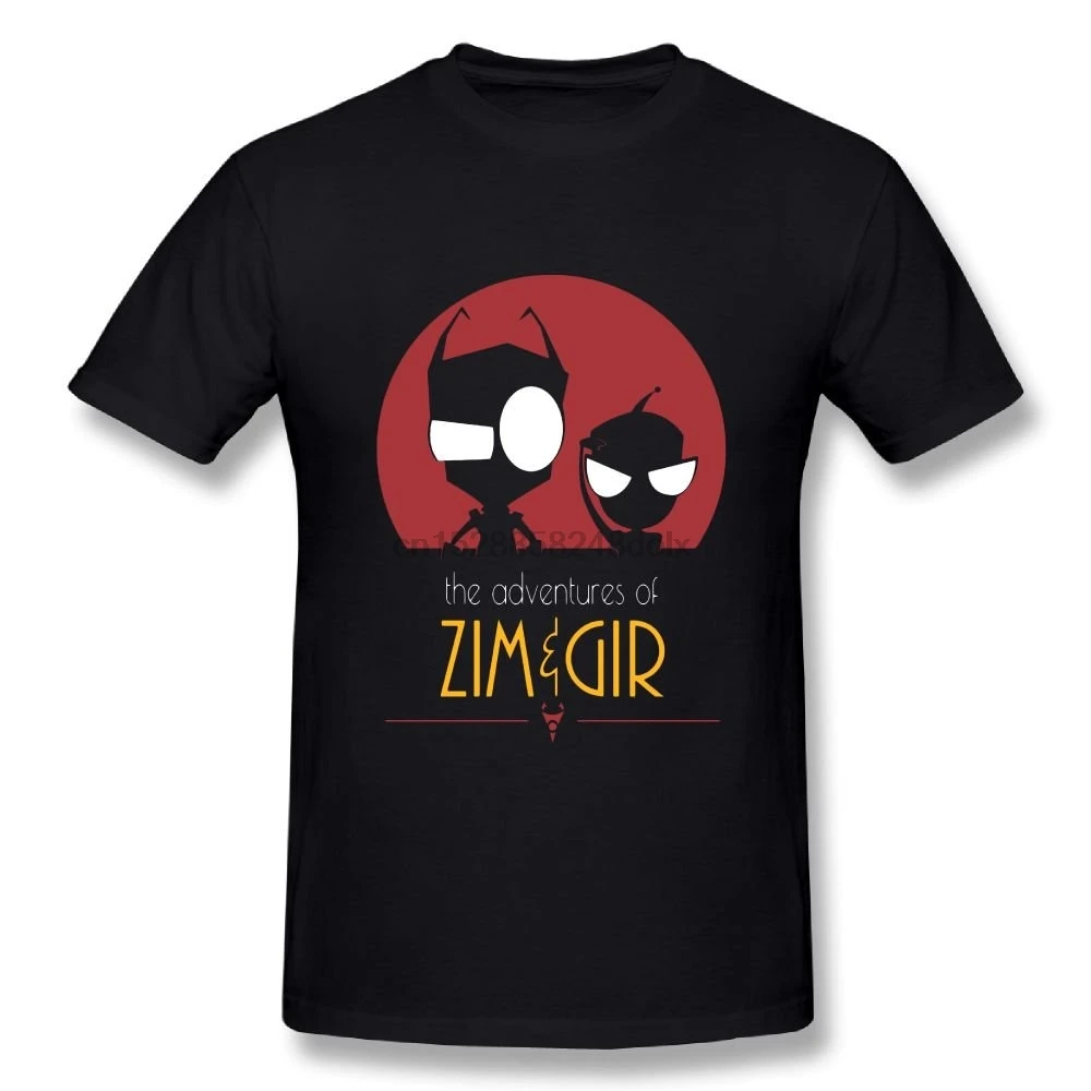 Rebecca P Мужская футболка Classic Invader Zim Gir Black| |