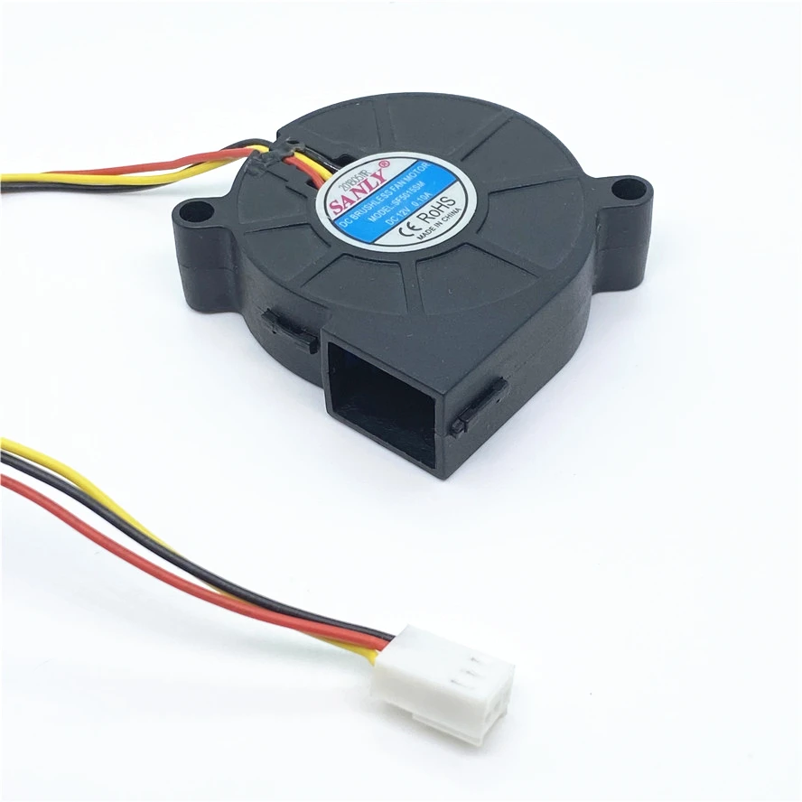 3PIN, SF5015SM, 12V, 0.1A, 5cm, 5015, 50x50x15mm, original