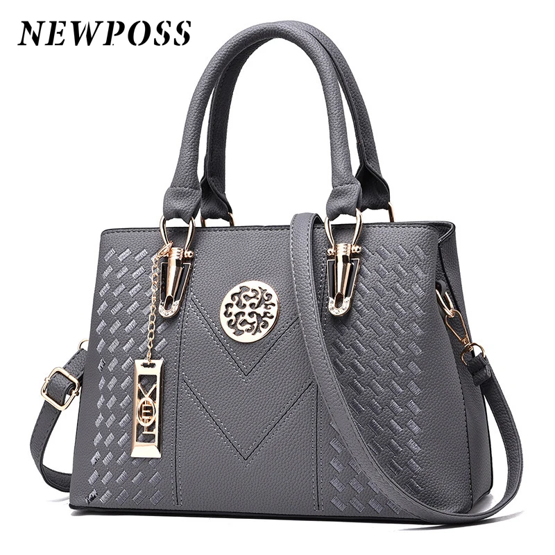 Newposs Famous Designer Brand Bags Women Leather Handbags 2020 Luxury Ladies Hand Bags Purse Fashion Shoulder Bags 1