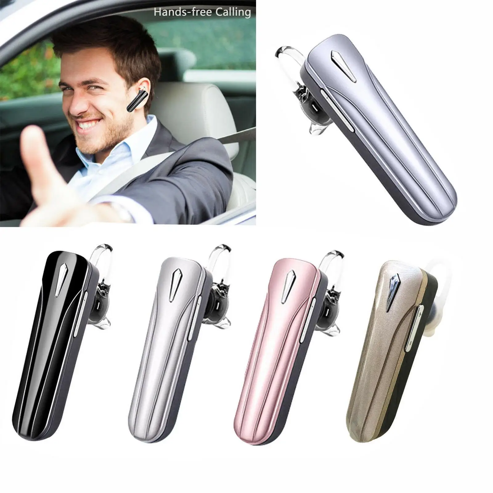 Wireless Bluetooth Headset with Microphone Wireless Earphone Earbuds Handsfree for Android iPhone Smartphones