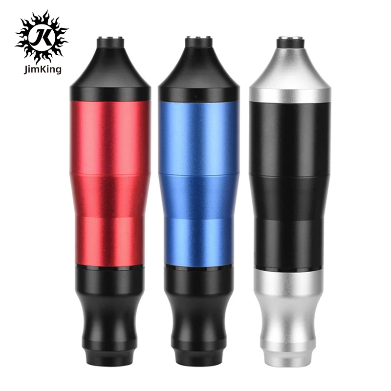 

Машинка для тату-машинки JimKing с ротационным картриджем, профессиональный мотор, аккумулятор 2400 мАч, лайнер и шейдер, боди-арт