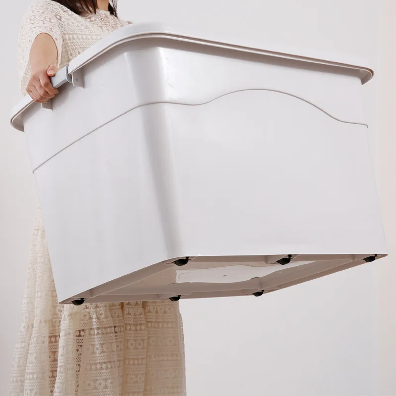 Пластиковая коробка 60l-280l для сортировки одежды, пластиковая коробка для хранения