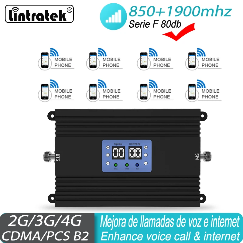 Сетевой усилитель Красный 850 2G 3g 1900 mhz повторитель сотовый GSM CDMA Band 5 2 UMTS #40 |