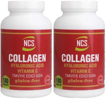

NCS Collagen Hyaluronıc Acid Vitamin C the Gluten Free 2 PCs 360 Tablet