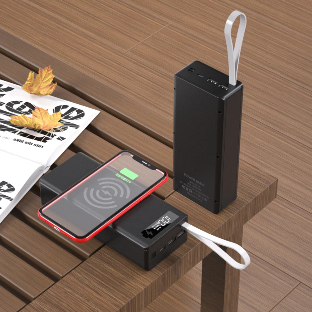 DIY 16*18650 Batteries Standard Container Power Bank Holder Case Tools 5w Wireless charger |