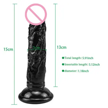 15cm Pants Strap On Dildo Realistic Penis Silicone Dildos Female Masturbator Erotic Sex Toys For Woman Men Couples Adult Games 5