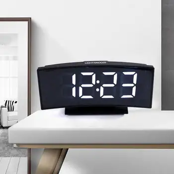 

Digital LED Big-Screen Temperature Display USB Snooze Home Desk Alarm Clock LED Display Setting Function Alarm Clock For Home