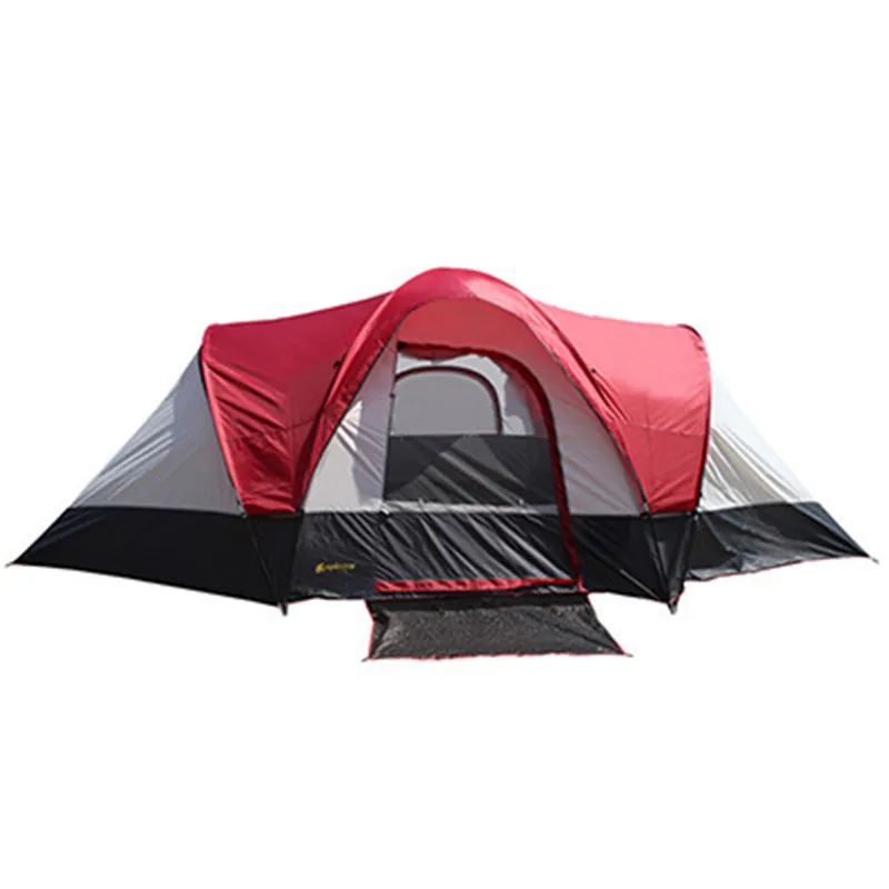 Limited  2-8 People Double Layer Camping Tent Windproof Waterproof Automatic Tent Family Outdoor Instant Set