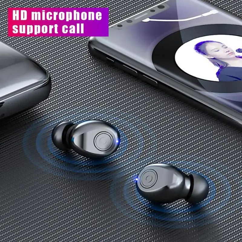 Беспроводные наушники Bluetooth наушники спортивные шумоподавление Гарнитура мини наушники для бега наушники-вкладыши F9-5 TWS для huawei Xiaomi