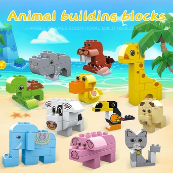 

SIMCASTEL Big Size DIY City Building Blocks Accessories Track Ball Slide Bulk Parts Compatible Brick Toys for Children Education