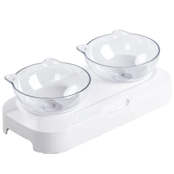 

1Set Practical Pet Supply Water Feeder Pet Slant Food Bowl for Pet Gift