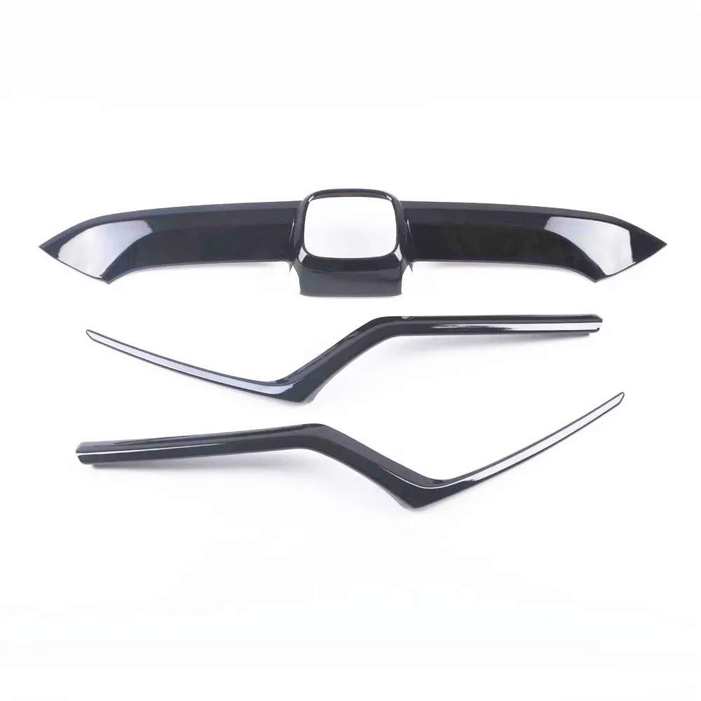 

ABS Car Styling Front Hood Bonnet Grille Grill Trim Cover for Honda CR-V CRV 2017-2021
