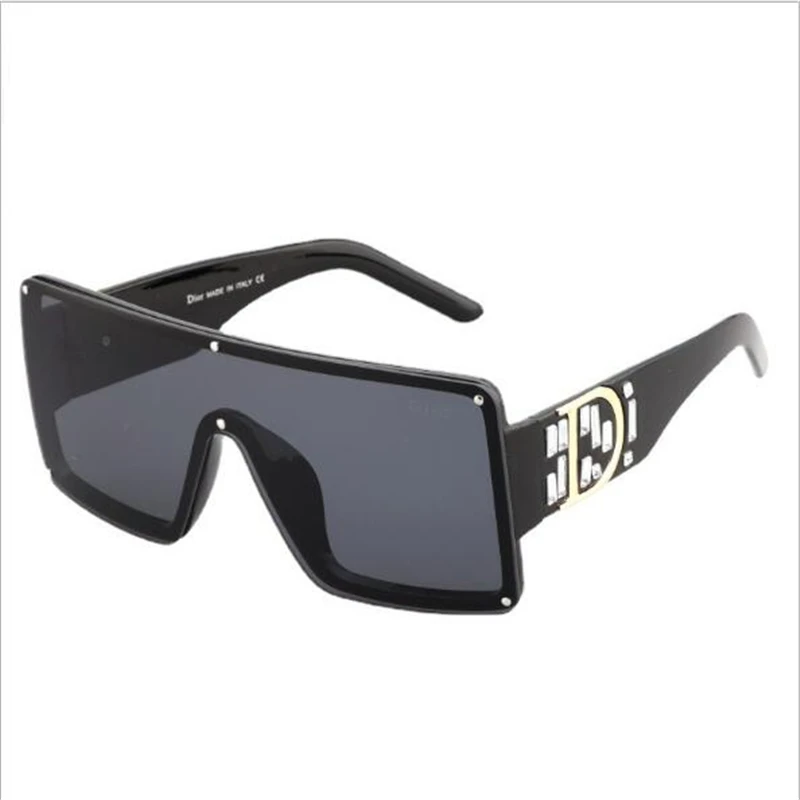 Summer big frame sunglasses One lens Large rectangular UV 400 Designer eyewear lady Low price wholesale | Аксессуары для одежды