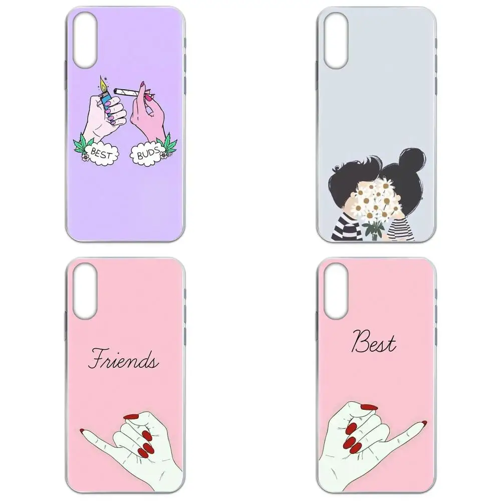 С надписью Best Friends комплект из красивой блузки Лучшие друзья для LG G2 G3 G4 G5 G6 G7 K4 K7 K8